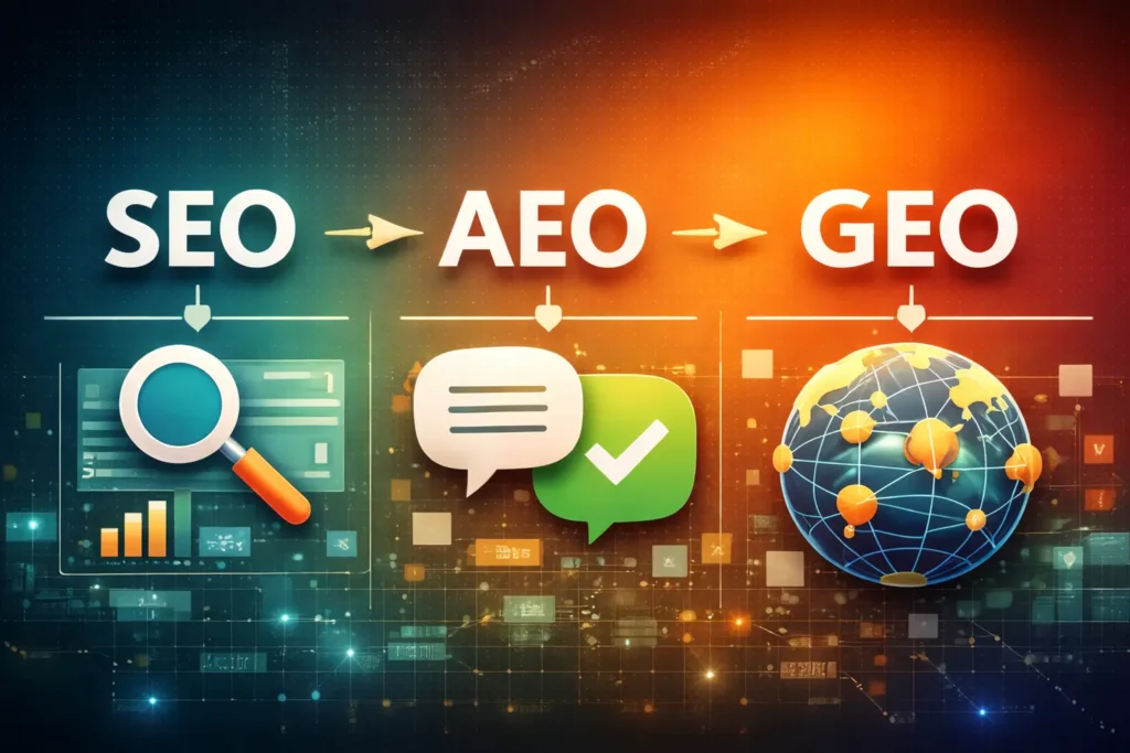 SEO vs AEO vs GEO: What Modern Brands Need to Know 5 ChatGPT Image Feb 23 2026 09 14 24 PM